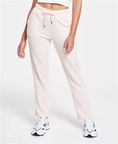 Juniorské vafle-Knit Wide-kalhoty na nohy